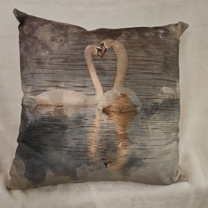 swans cushion
